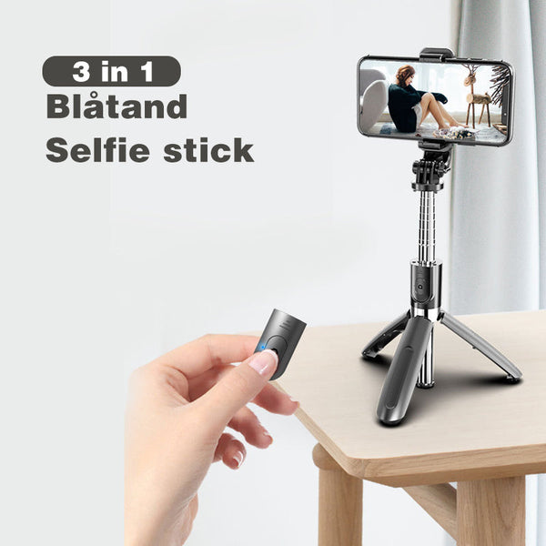 3 i 1 Bluetooth Selfie Stick